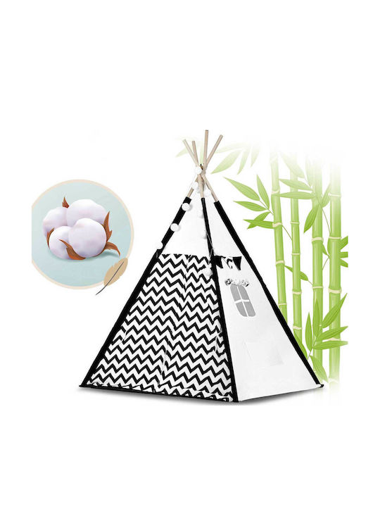 Play Tent Lights Idealstore Tipi Tipi Model Natural Cotton Cushions Insulating Mat Stable Structure Sliding Walls Storage Cover