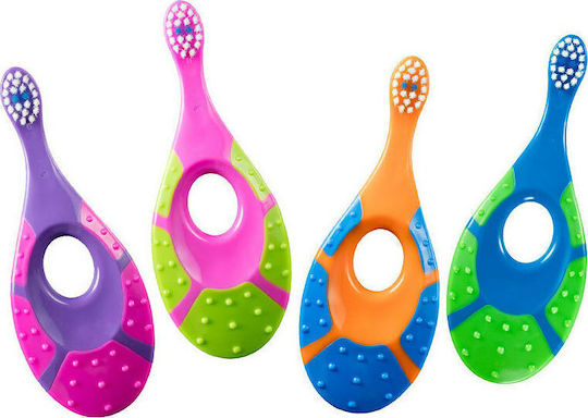 Jordan Step 1 Baby Toothbrush for 0m+ Purple / Pink