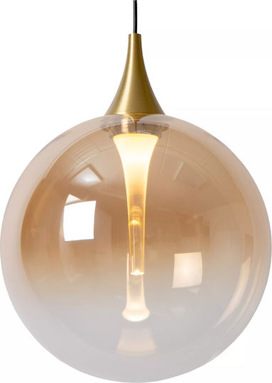Lucide Lightning Hängelampe Honig 61x61cm.