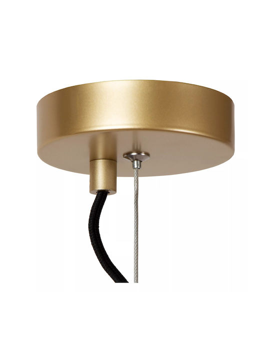 Lucide Lightning Pendant Light Yellow with Socket E27 10x170.8cm