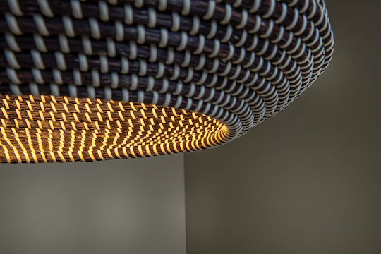 Lucide Lightning Pendant Light Black with Socket E27