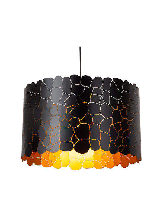 Lucide Lightning Pendant Light Black with Socket E27 40x40x155cm