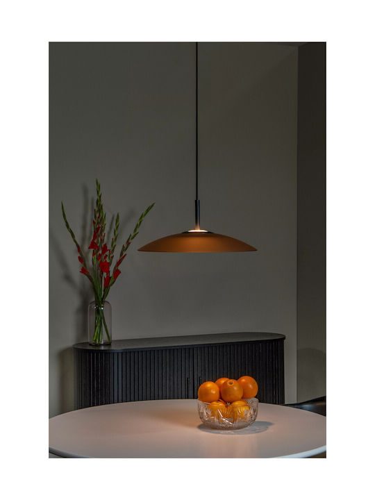 Lucide Lightning Pendant Light Honey 40x40cm