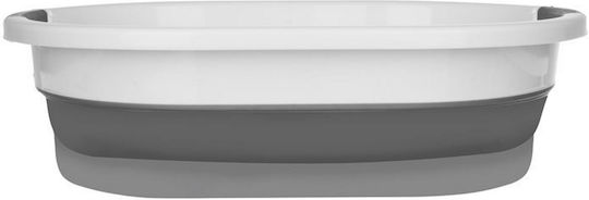 Cadă pliabilă multifuncțională Idealstore Dimensiuni 38 X 53 X 6 15 24 cm Înălțime reglabilă pe 3 niveluri Material silicon-plastic Capacitate 25l Dotată cu mânere de transport