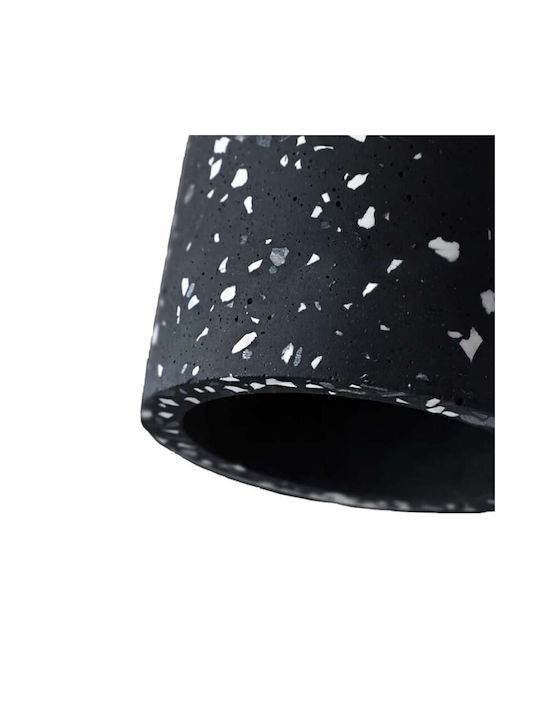 Atman Verstellbar Hängelampe Schwarz mit Fassung E27