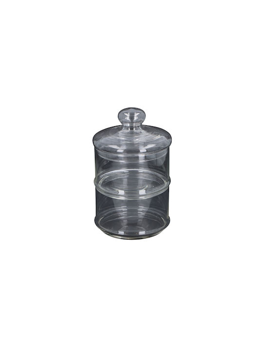 Alpina Appliances Allgemeine Verwendung Lebensmittelglas mit Deckel Transparent 16x16x28cm 1Stück
