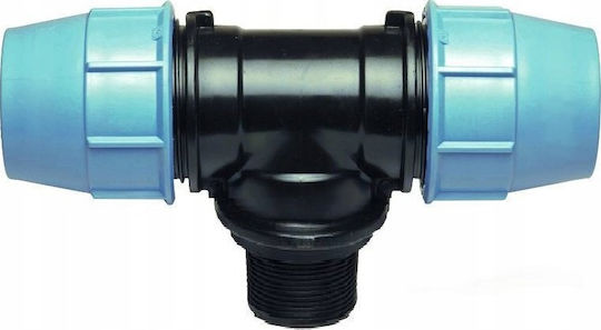 Unidelta Γωνία Σωλήνων Ποτίσματος 79x218x218mm Μαύρο