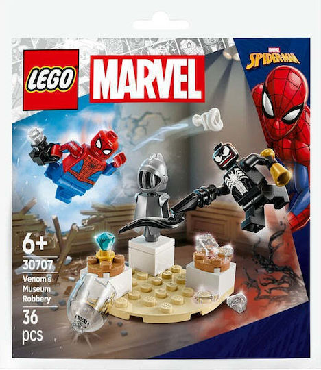 LEGO Marvel Venom's Museum Robbery for Ages 6+ 36 Pieces