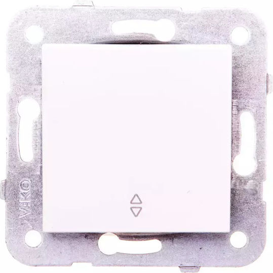Viko Recessed Wall Switch Lighting with Frame White