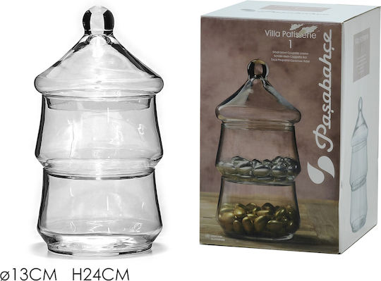 Espiel Patisserie Γυάλινη Ορντεβιέρα 2 Θέσεων Διάφανη Ø13xY26.1cm Π11.5xΜ11.5xΥ26.1cm Espiel Patisserie Γυάλινη Ορντεβιέρα 2 Θέσεων Διάφανη Ø13xY26.1cm Π11.5xΜ11.5xΥ26.1cm