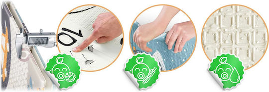 Covoraș pliabil Primii Pași cu două fețe din spumă Idealstore Dimensiune 200 X 180 X 1 Rezistent la căldură Sistem anti-alunecare Imprimeuri calde Ușor de întreținut Covoraș pliabil Primii Pași cu două fețe din spumă Idealstore Dimensiune 200 X 180 X 1 Rezistent la căldură Sistem anti-alunecare Imprimeuri calde Ușor de întreținut