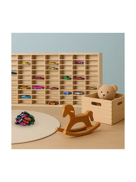 Wooden Vehicle Shelf Truck Shape 80 Cars 79x40 Cm Aria Trade