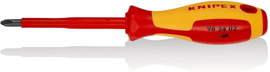 Knipex Electrician VDE 1000V Screwdriver Cross Size PH2x100mm
