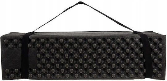 Spumant Single Substrat Camping 180x60cm Grosime 1cm în culoarea Negru