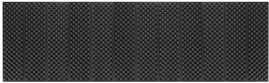 Spumant Single Substrat Camping 180x60cm Grosime 1cm în culoarea Negru