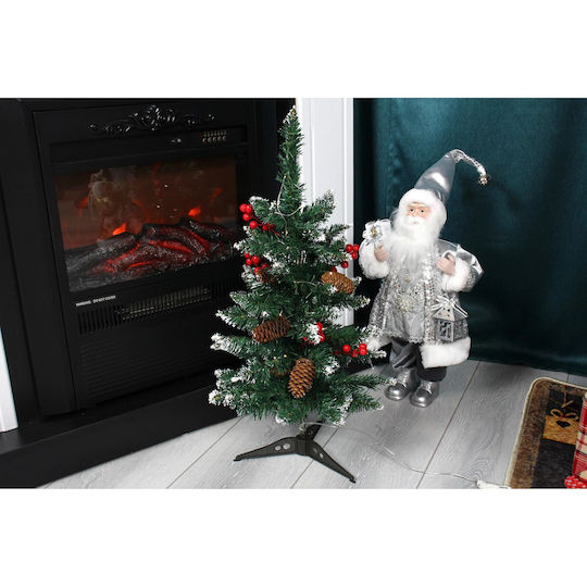 Christmas Decorative Illuminated Plastic Tree 60cm IP20 Battery Green