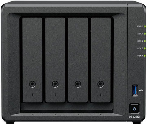 Synology DiskStation NAS Tower με 4 θέσεις για SSD και 2 θύρες Ethernet