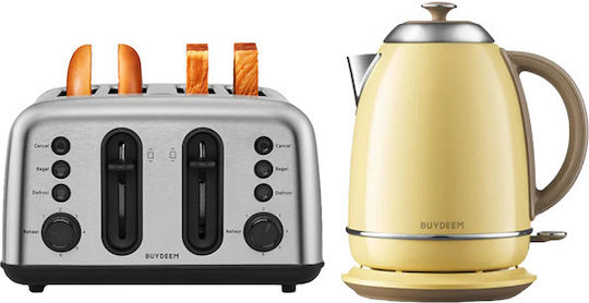 Buydeem Kettle 1.7lt 1440W Yellow