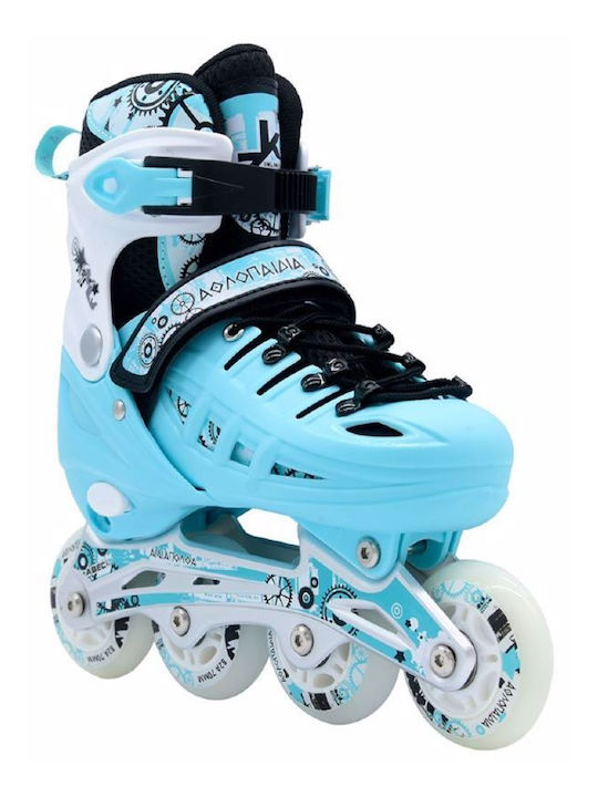 3K Medical Line S.A. 002.10305/MN/31 Inline Αυξομειούμενα Rollers Πράσινα Παιδικά