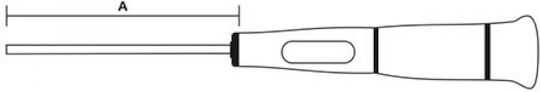 Precision Dwarf Screwdriver with Length 50mm