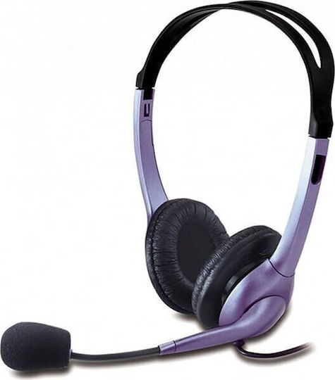 Genius Hs-04s On Ear Căști Multimedia cu microfon și conexiune Jack de 3,5 mm