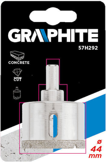 Graphite Burghie diamantată cu diametru 44mm pentru Gresie