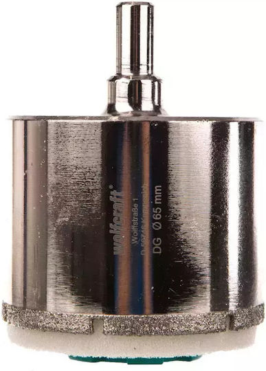 Wolfcraft Διαμαντοκορώνα Καροτιέρας με Διάμετρο 65mm για Πλακάκι