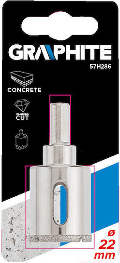 Graphite Diamond Broach Cutter Diamond drill bit 22x30mm for Tile