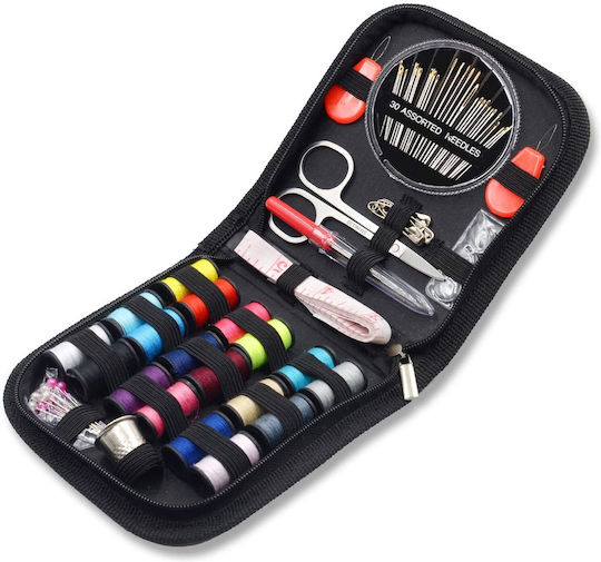Buton de Cusut Negru din Plastic 12.5x12cm. 70buc