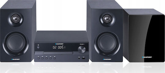 Blaupunkt Ηχοσύστημα 2.1 MS55SUB 240W με CD Player και Bluetooth Μαύρο