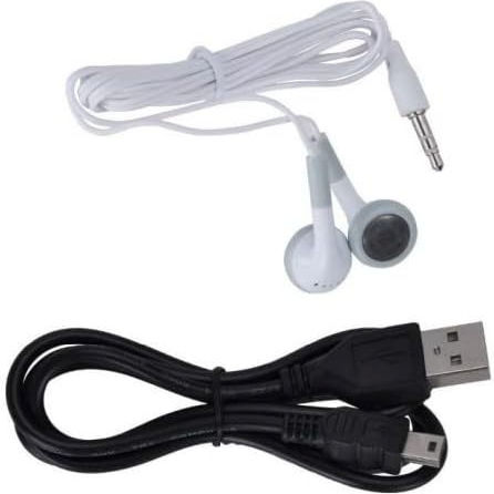 Setty Portable Mini MP3 Player (32GB) με Οθόνη LCD 1" Ασημί