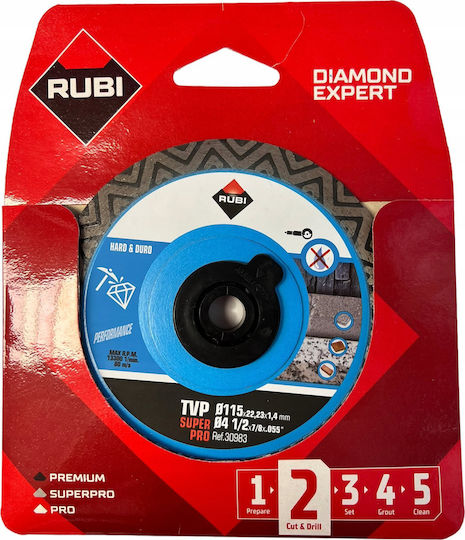 Rubi Δίσκος Κοπής 115mm