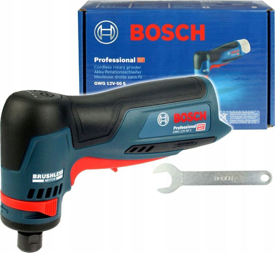 Bosch GWG 12V-50 S Professional Ευθύς Λειαντήρας 12V Solo με Ρύθμιση Ταχύτητας