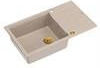 GraniteQ Drop-In Sink Synthetic Granite W86xD50cm Beige