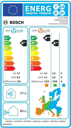 Climate CL4000i Κλιματιστικό Inverter 18000 BTU A++/A++ με Ιονιστή