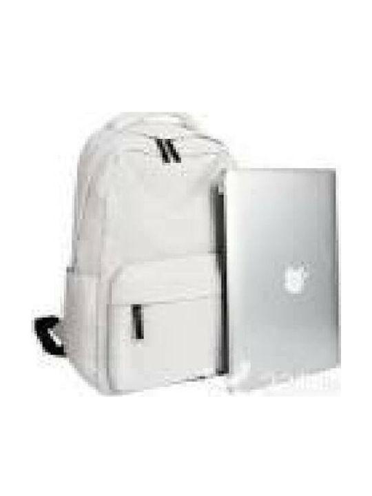 MiniMu Rucsac Λeafă Alb