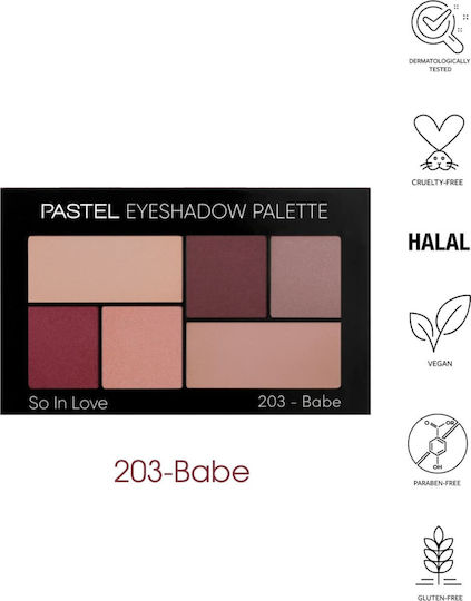 Pastel Pastel Lidschattenpalette in fester Form So In Love203