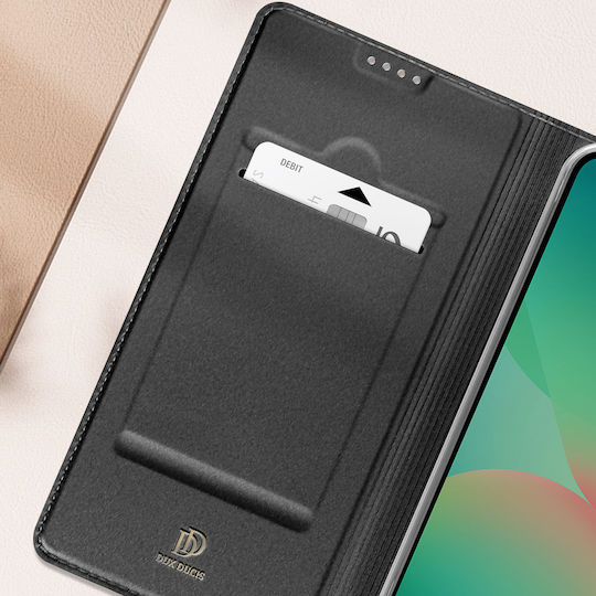 Dux Ducis Case Samsung Galaxy A26 Satin Effect Card Holder Video Holder Black