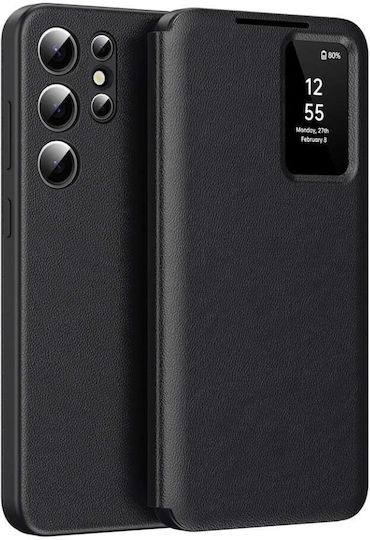 Wallet Δερμάτινο Μαύρο (Galaxy S24 Ultra)