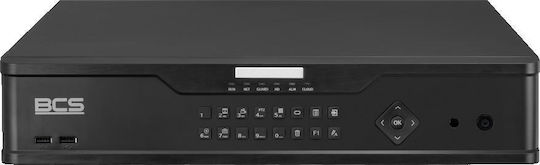 BCS BCS-P-NVR1604R-A-4K-III Surveillance Video Recorder with 4K Resolution