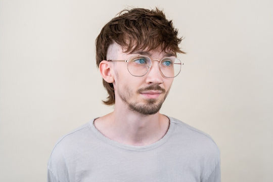 Lentiamo Eric Metal Blue Light Blocking Glasses Light Gold