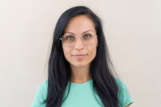 Lentiamo Eric Metal Blue Light Blocking Glasses Light Gold