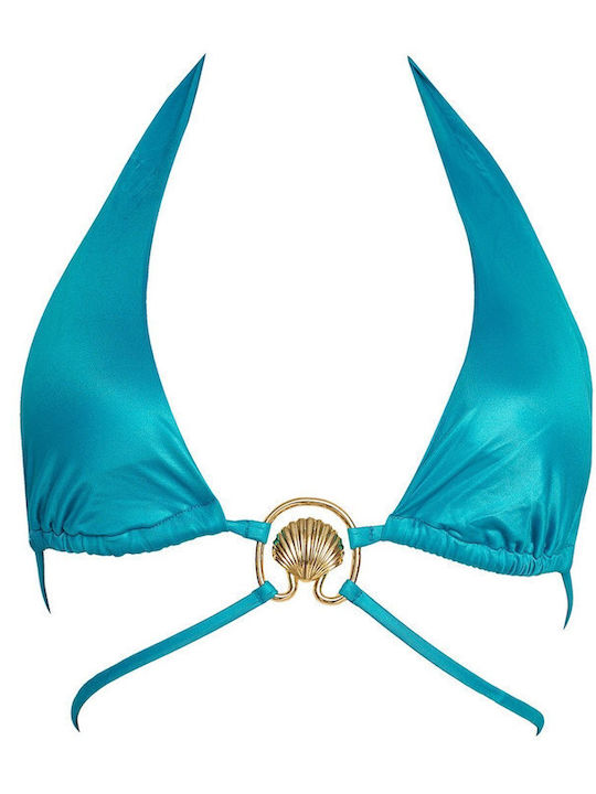 Triangle Bikini Top Blue