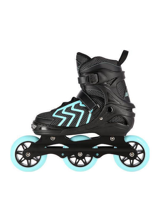 Nils Inline Αυξομειούμενα Rollers Μαύρα Ενηλίκων