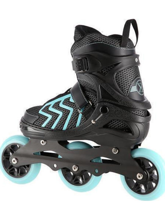 Nils Inline Αυξομειούμενα Rollers Μαύρα Ενηλίκων
