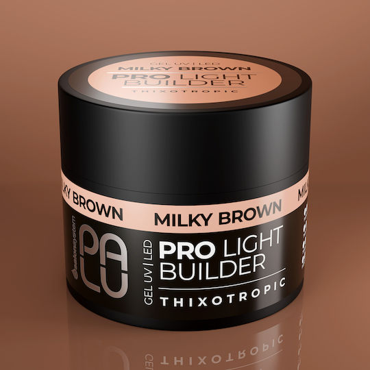 Palu Pro Light Builder Gel Νυχιών Καφέ 45gr