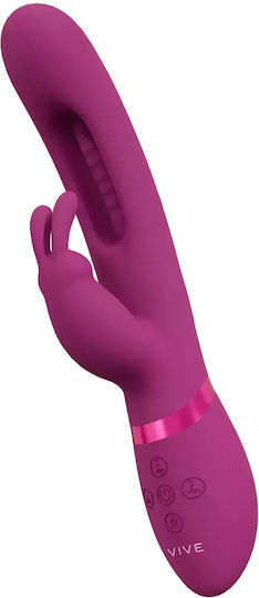 Vive Δονητής Rabbit 23cm Ροζ