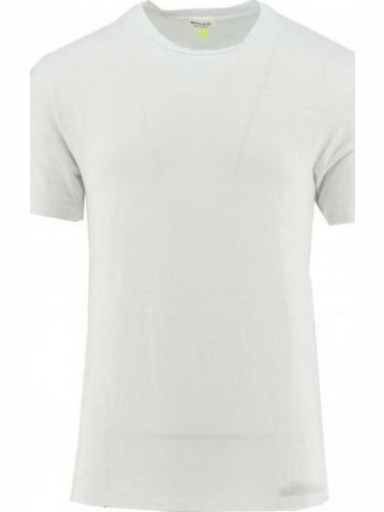 T-shirt Λινό Wool&co Wo2380-wo2170 Λευκό 2380-2170-0001
