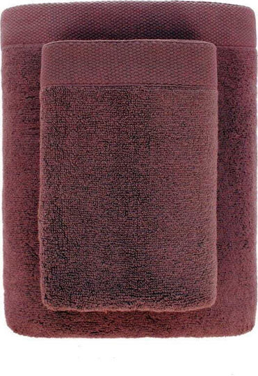 Faro Bath Towel 70x140cm Chestnut Weight 450gr/m²