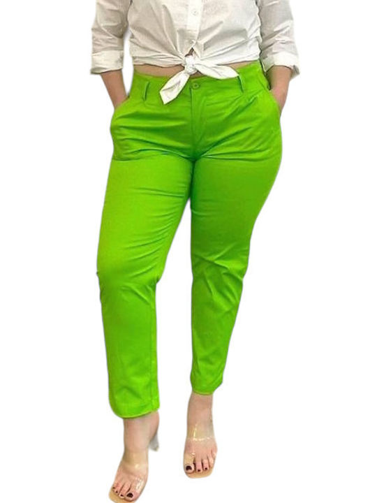 Women's Trousers Exceptional Quality Light Green Code tru107